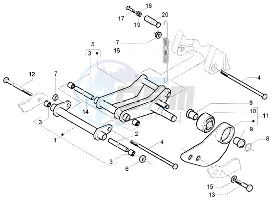 Swinging arm image