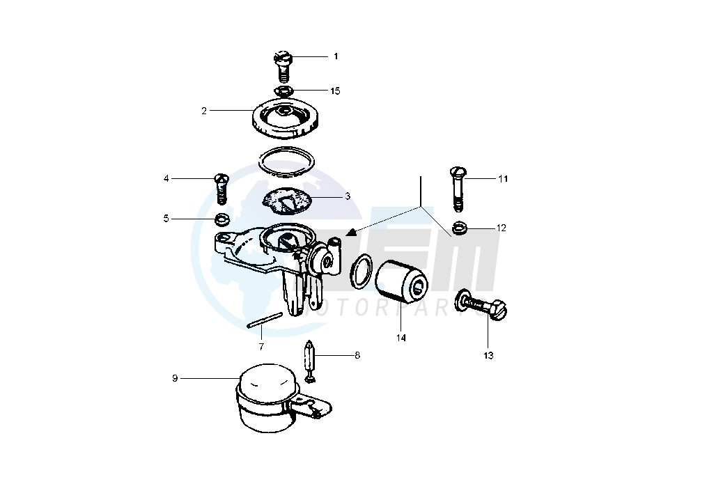 Carburetor (Upper Parts) blueprint