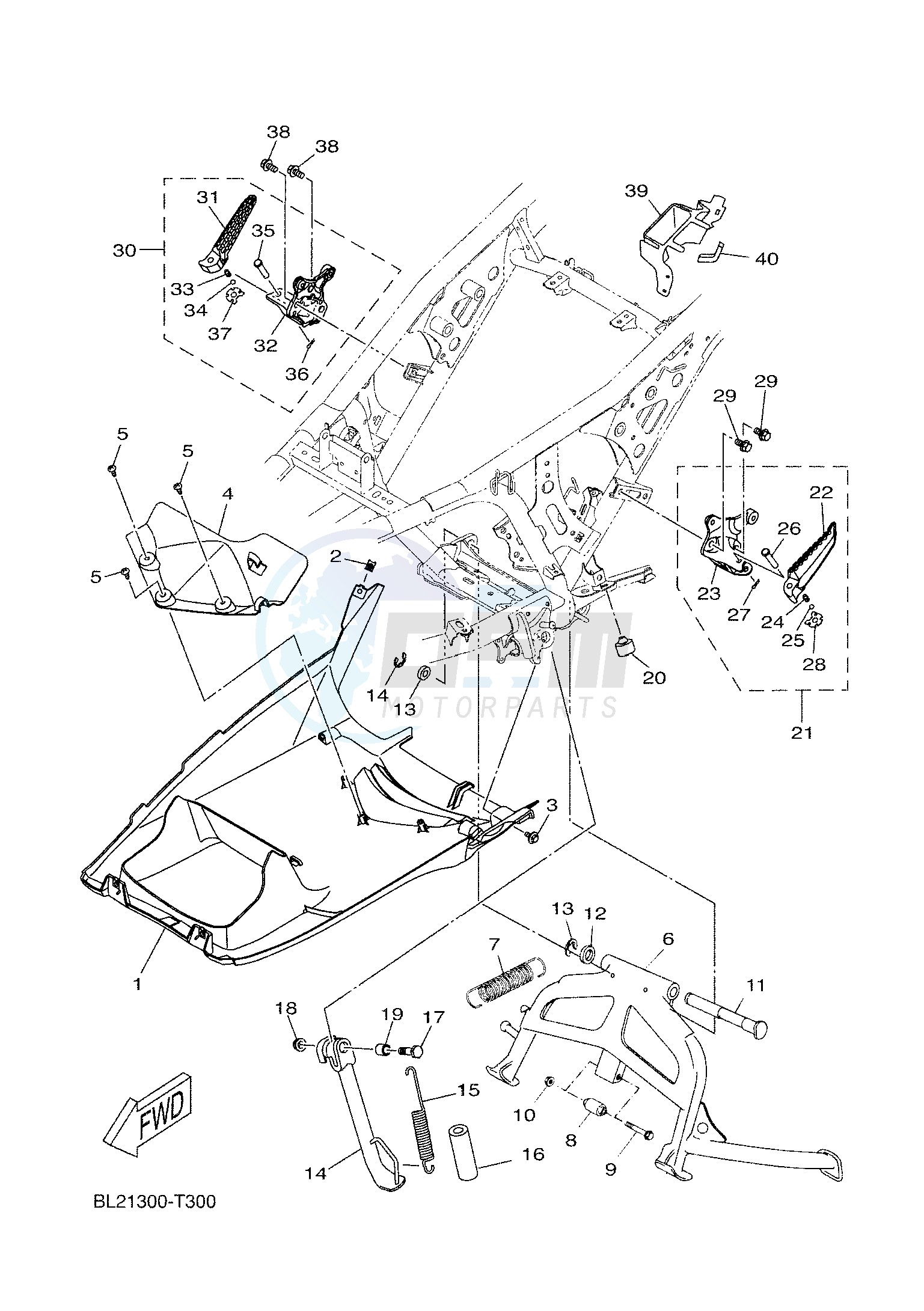 STAND & FOOTREST image