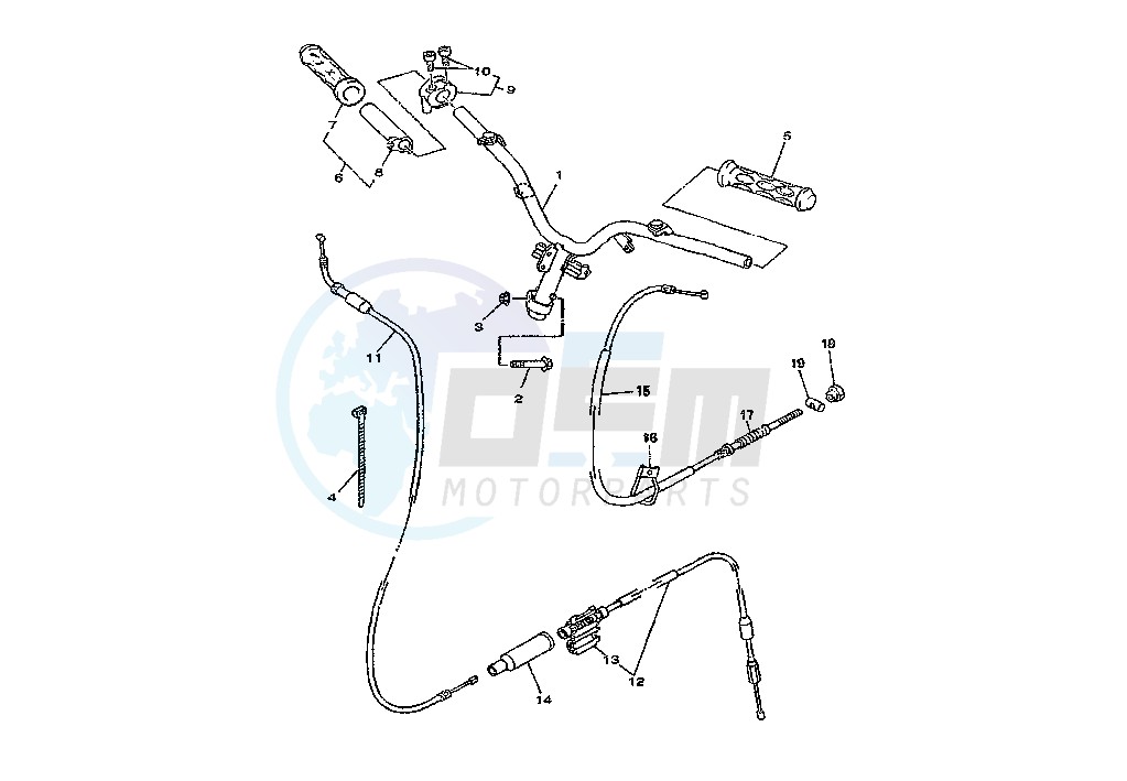 STEERING HANDLE - CABLE blueprint