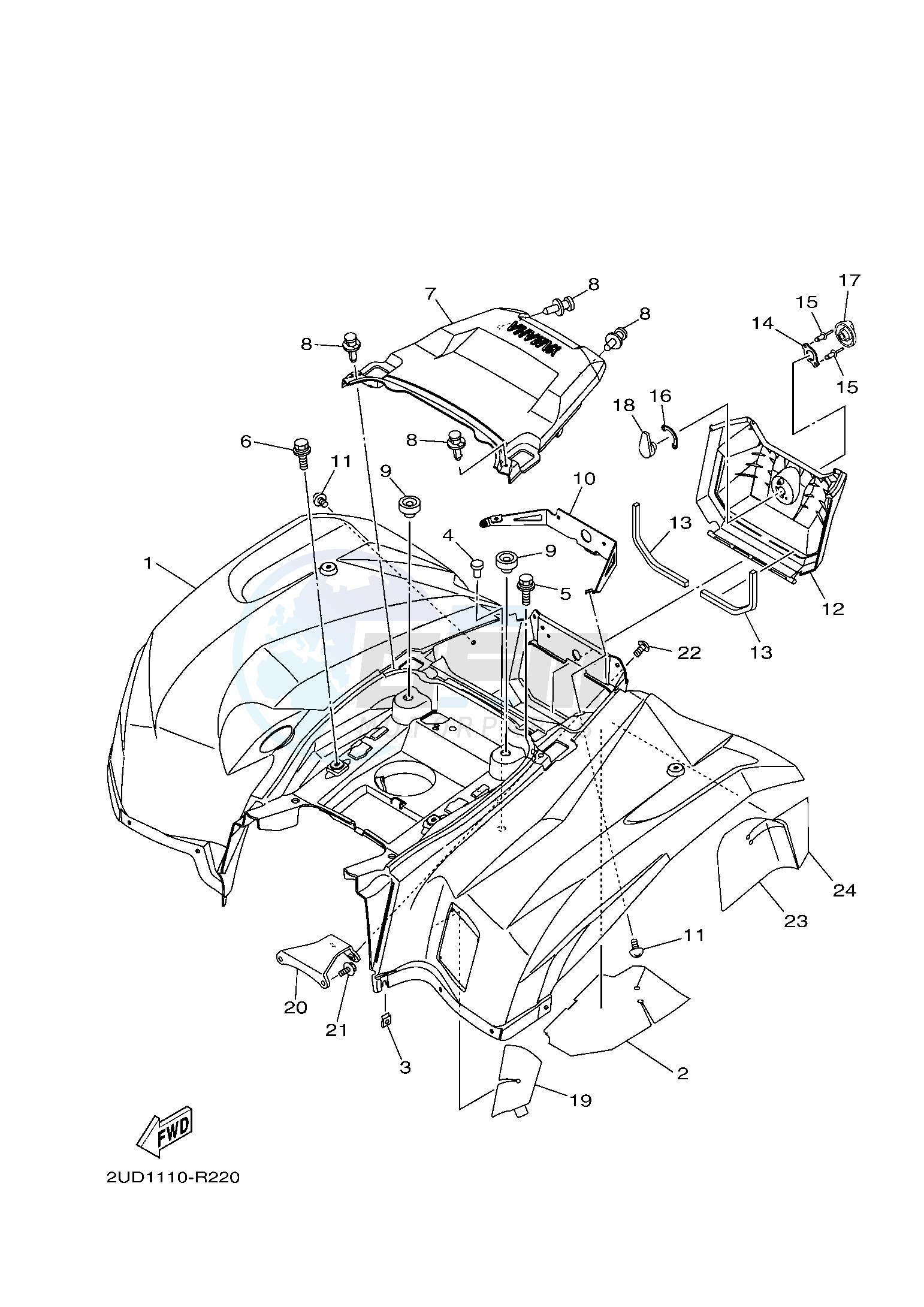 REAR FENDER image