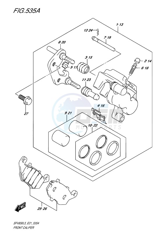 FRONT CALIPER image