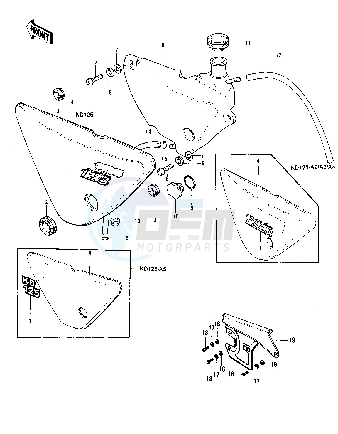 SIDE COVER_OIL TANK_CHAIN COVER blueprint