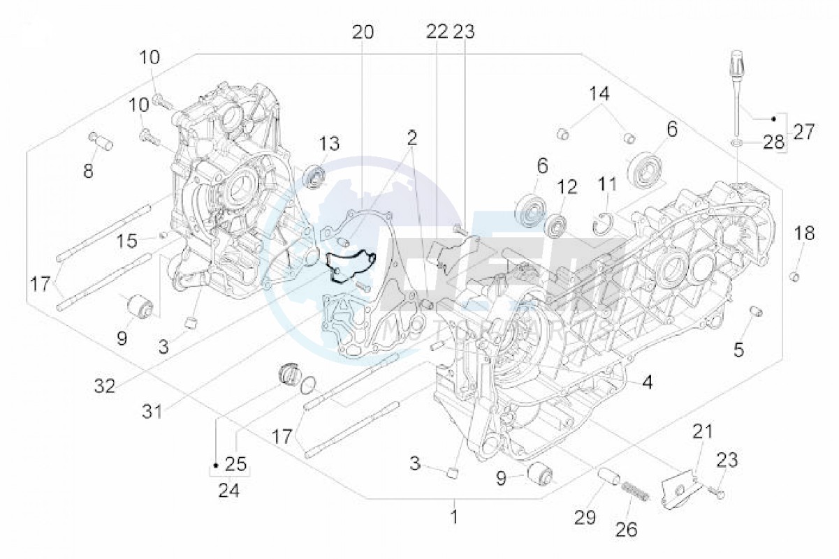 Crankcase (Positions) blueprint