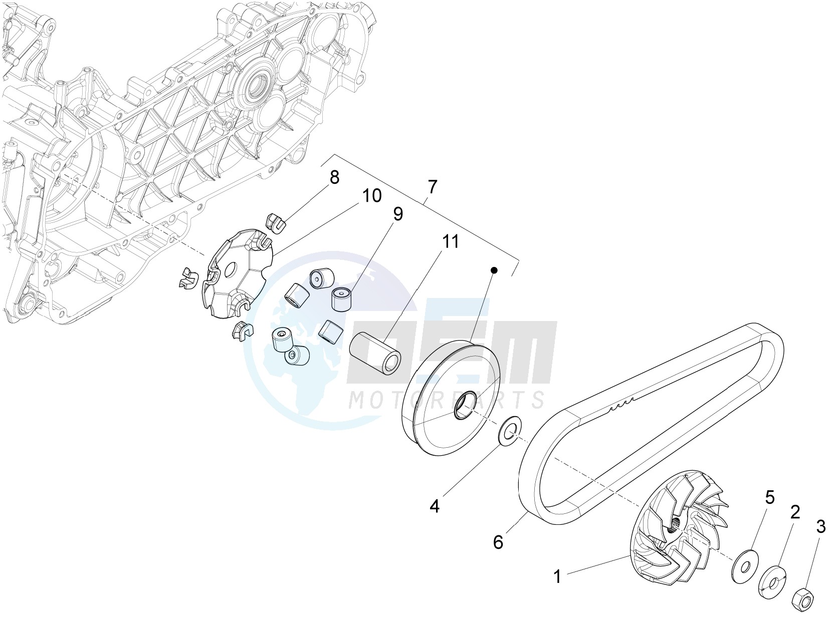 Driving pulley image