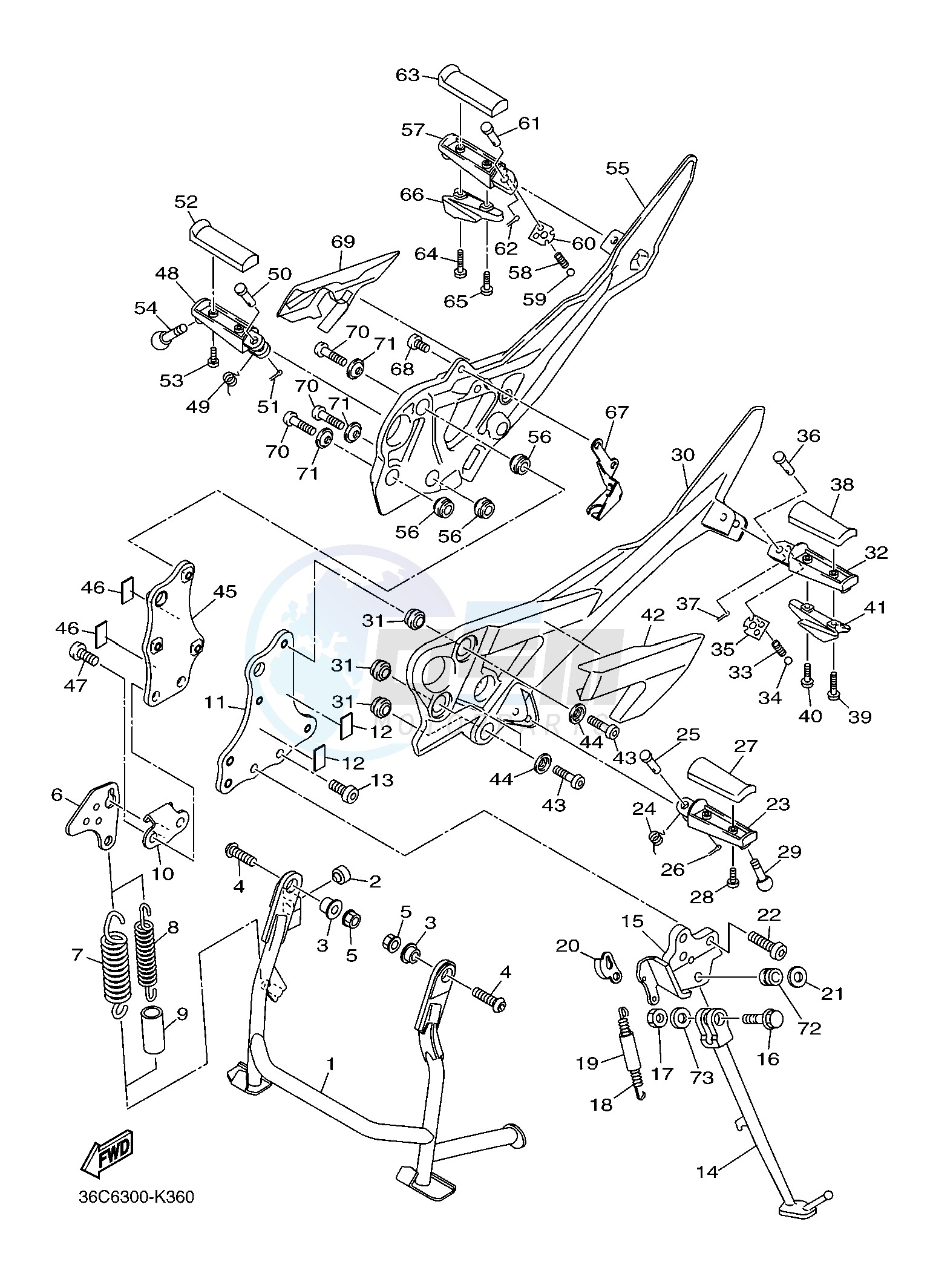 STAND & FOOTREST image