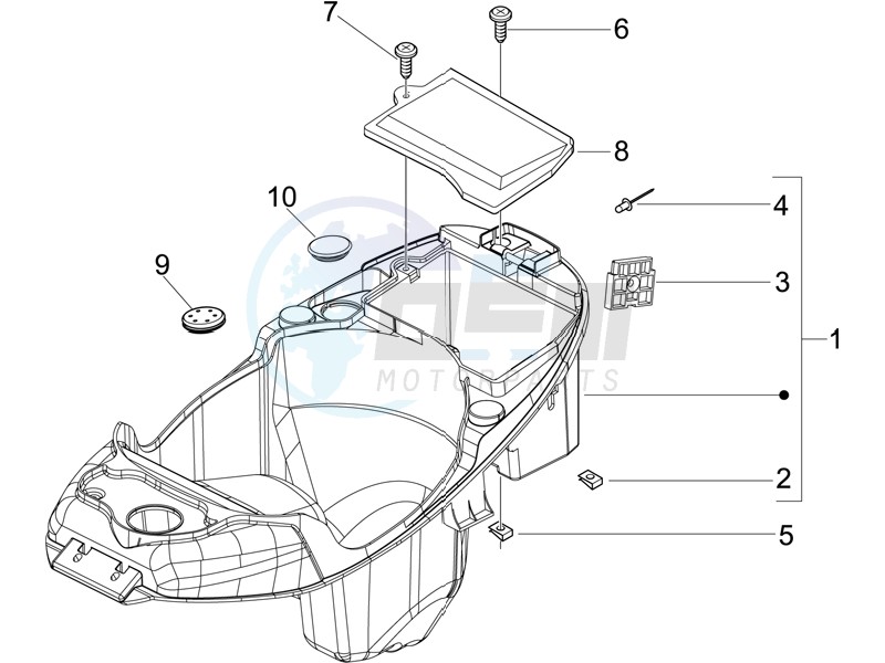 Helmet box - Undersaddle image