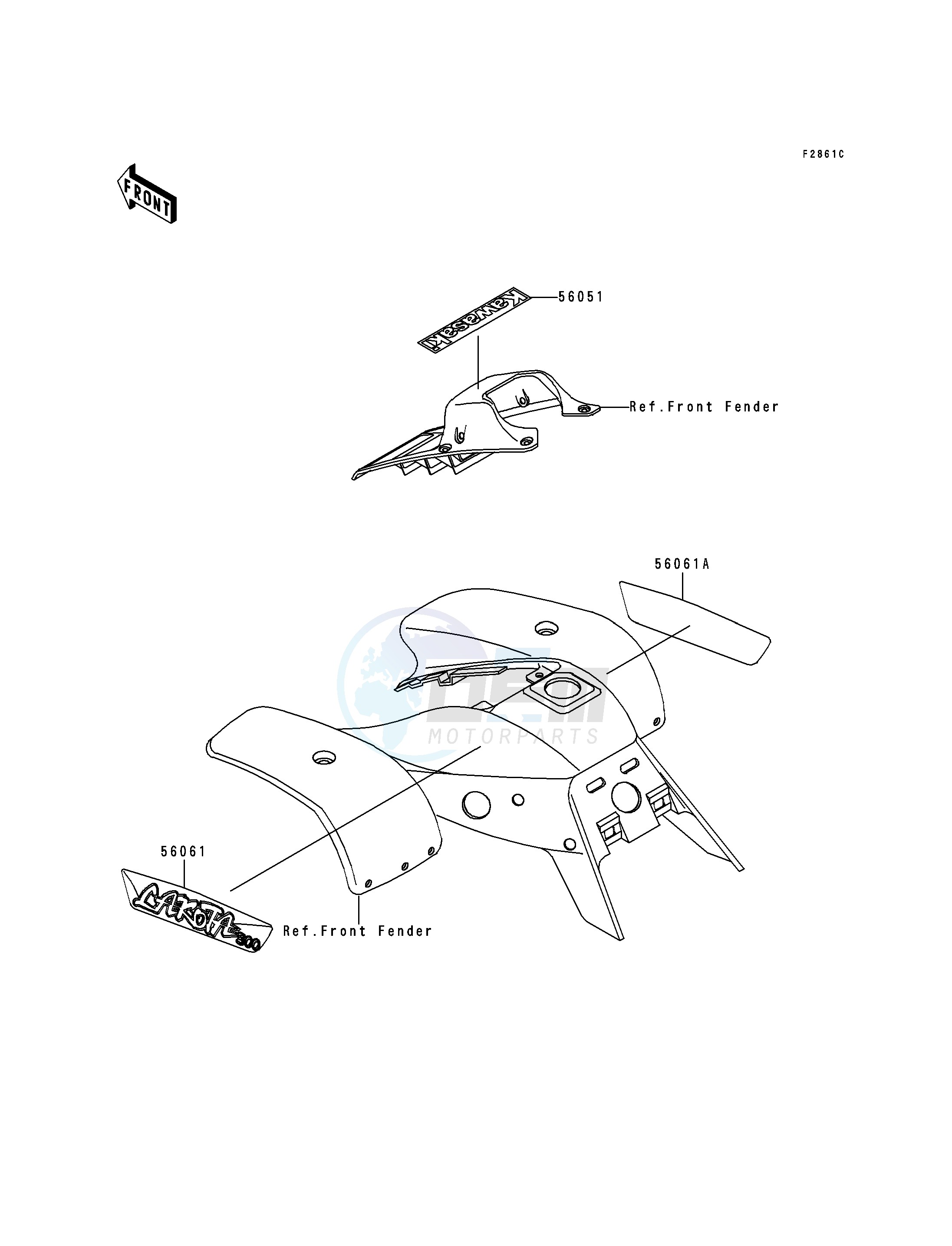 DECALS-- RED- --- KEF300-A2- - blueprint