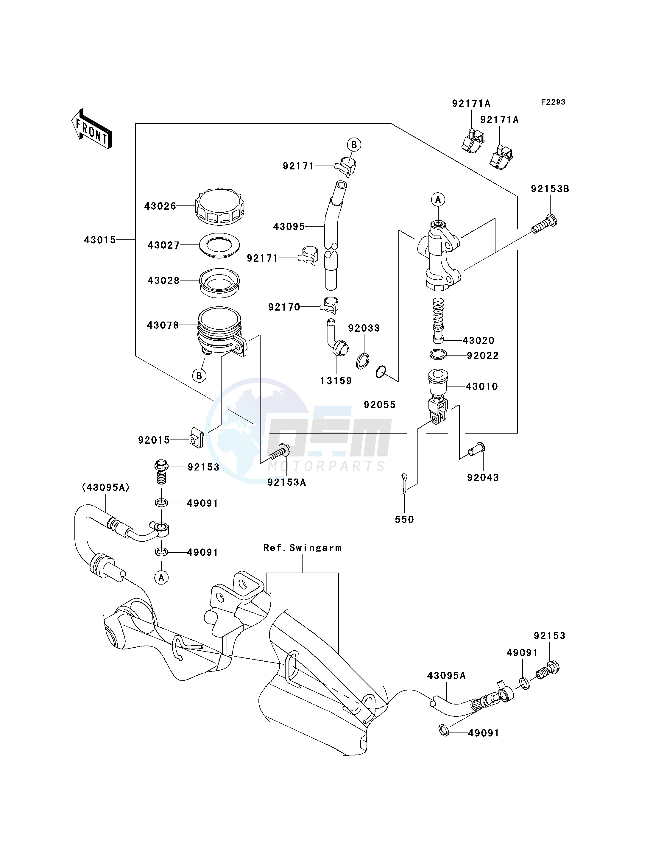 REAR MASTER CYLINDER image