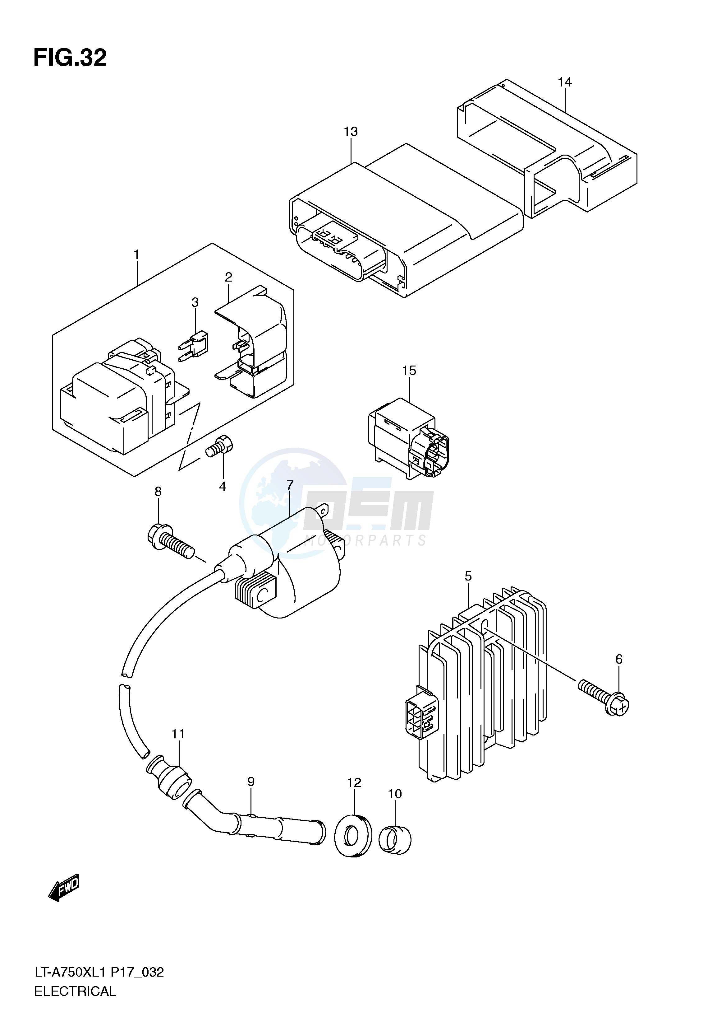 ELECTRICAL (LT-A750XL1 P24) blueprint