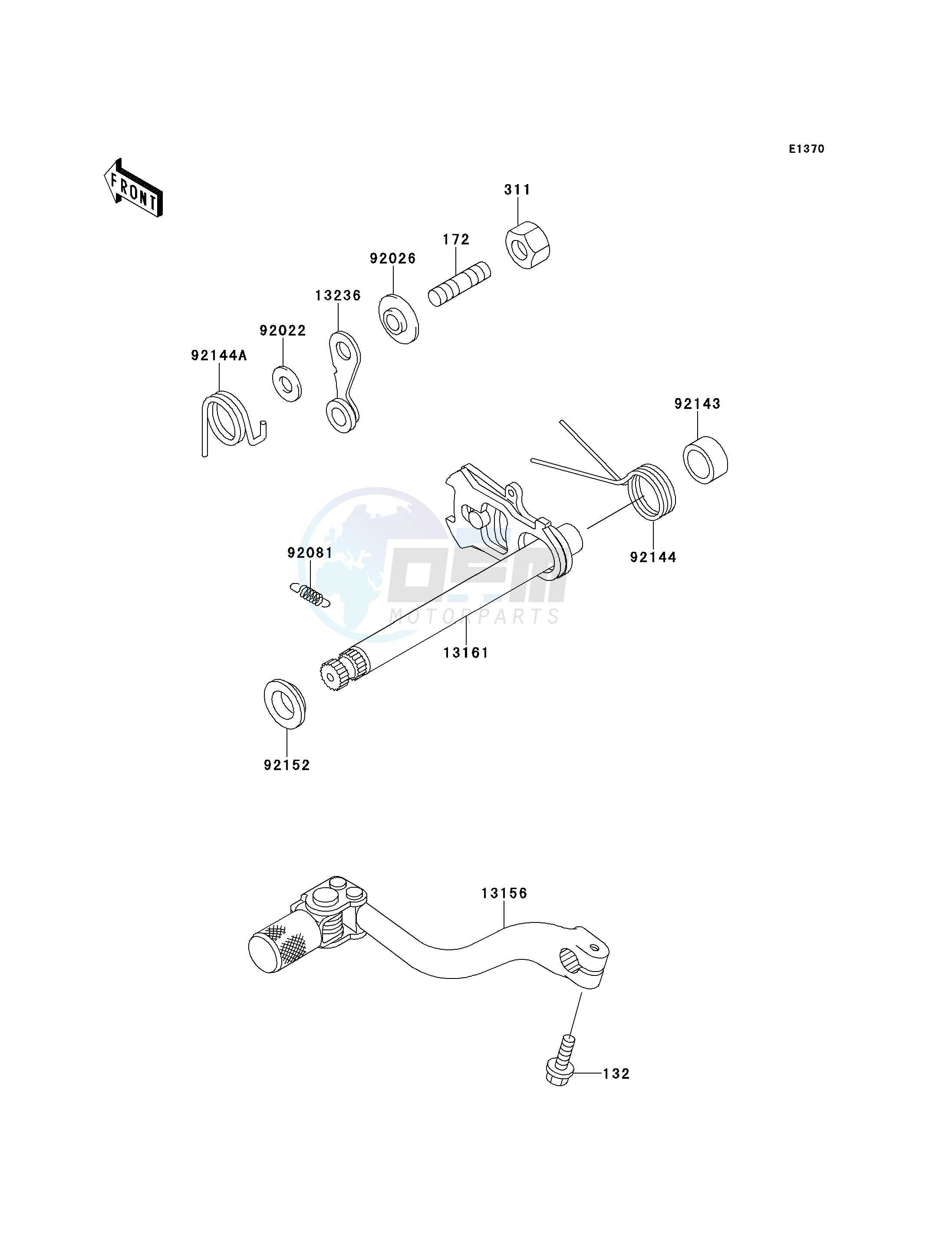 GEAR CHANGE MECHANISM image