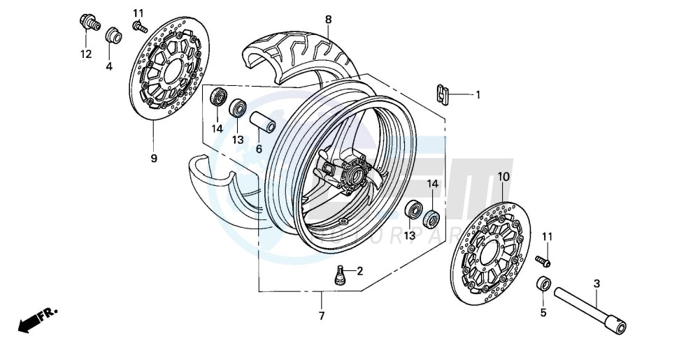 FRONT WHEEL image