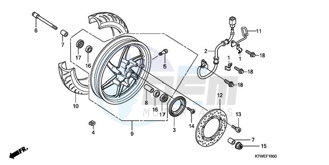 FRONT WHEEL image