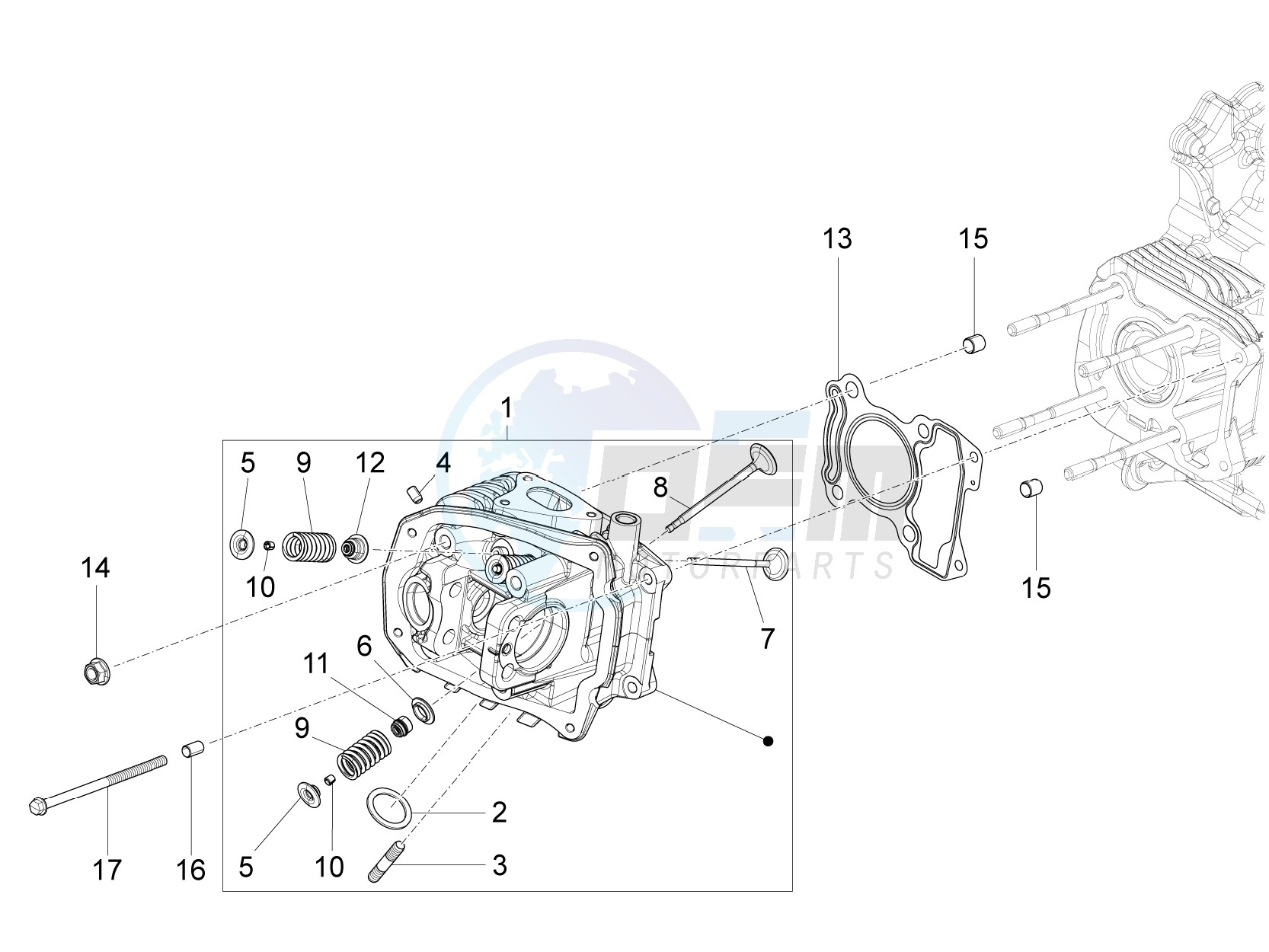 Cylinder head unit - Valve image