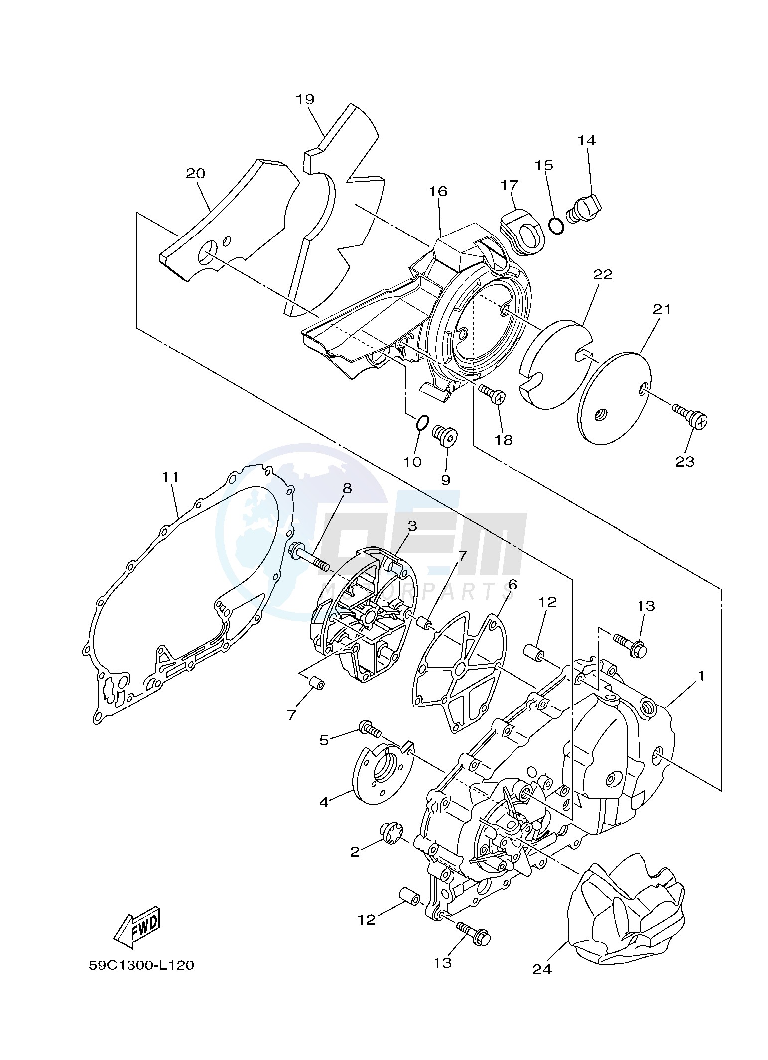 CRANKCASE COVER 1 image