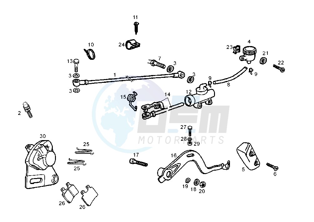 REAR BRAKE SYSTEM image