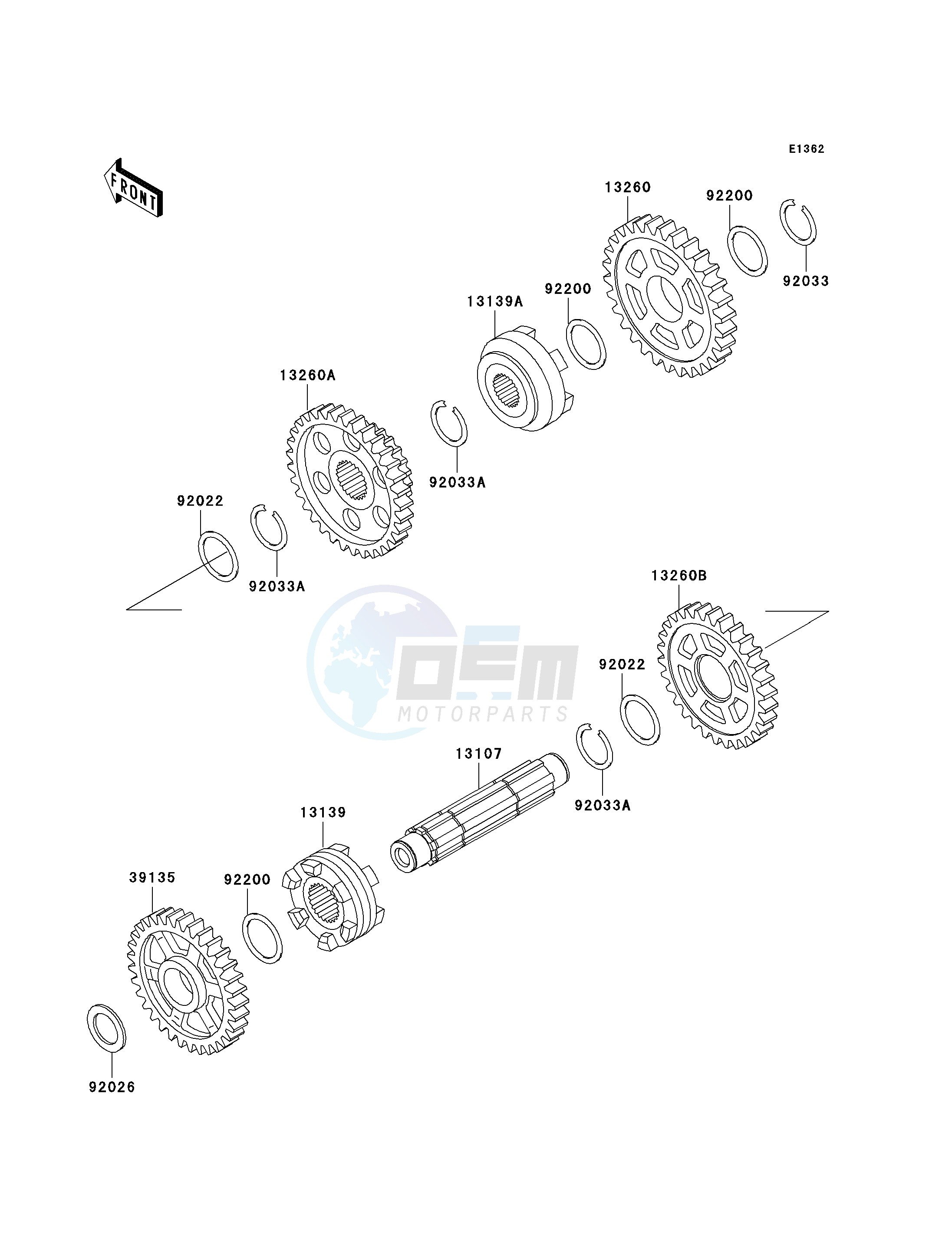 GEAR CHANGE DRUM_SHIFT FORK-- S- - image