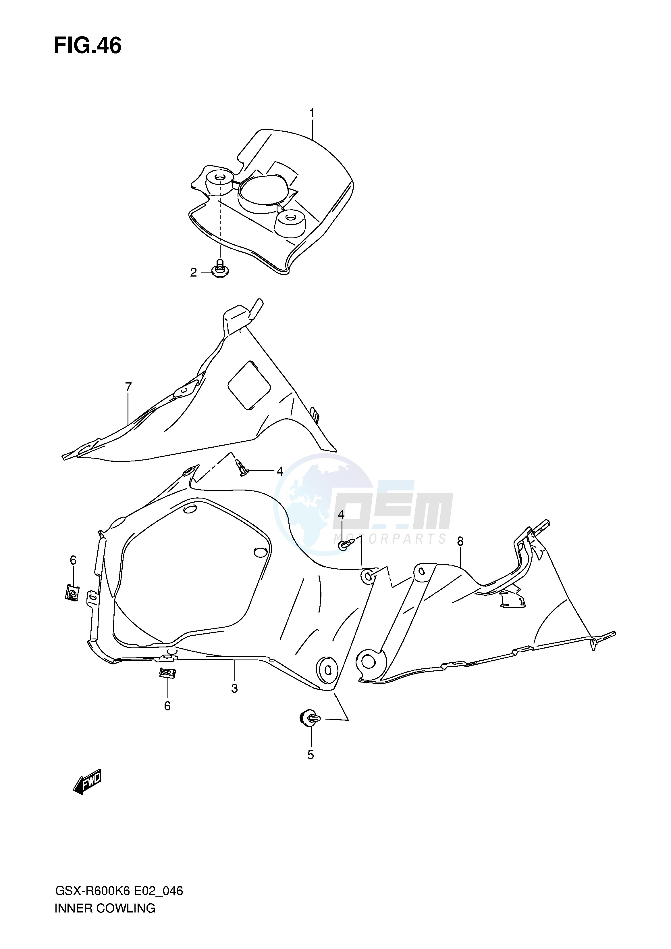 INNER COWLING image