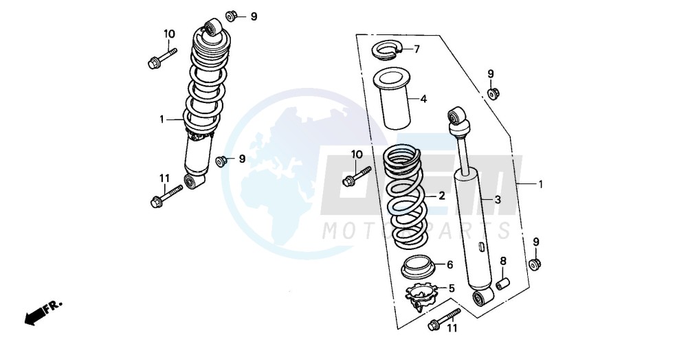 FRONT CUSHION blueprint