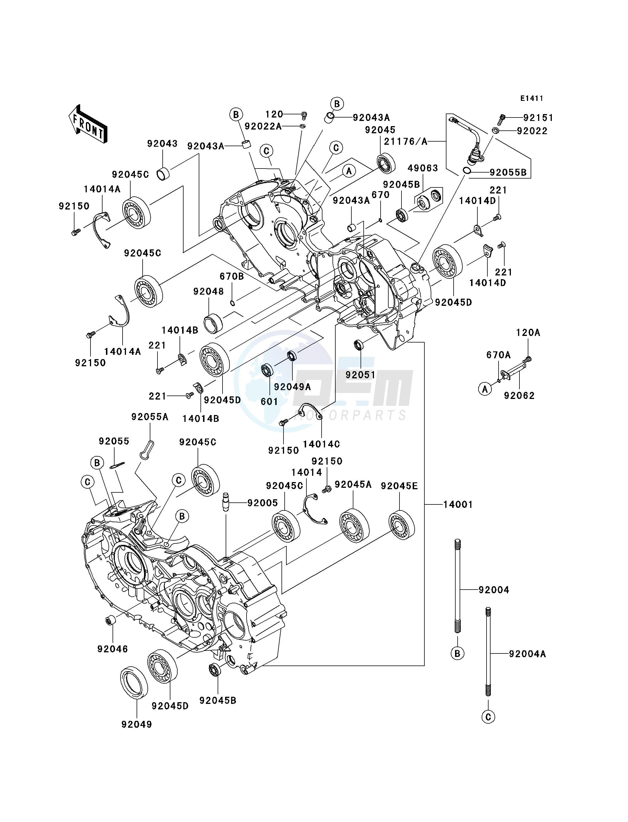 CRANKCASE blueprint