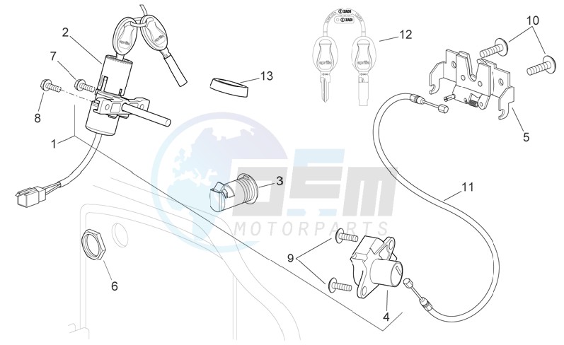 Lock hardware kit image