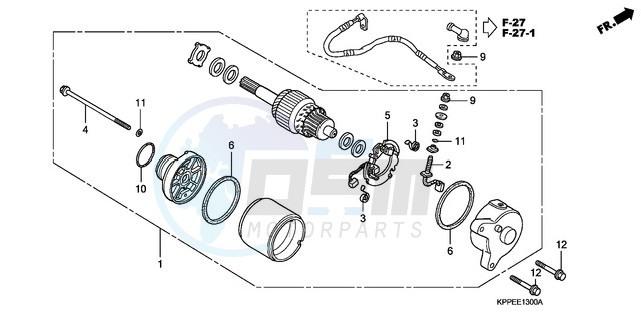 STARTING MOTOR blueprint