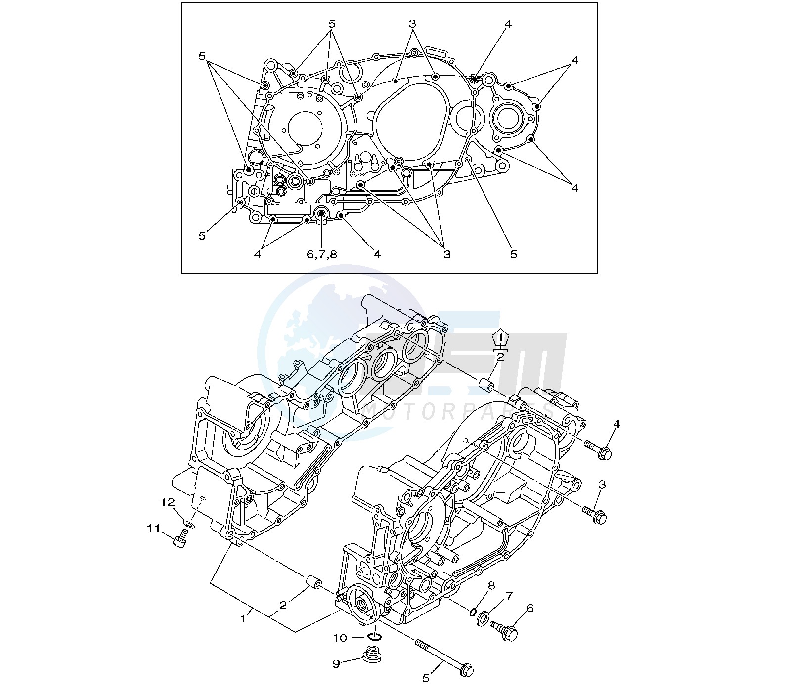 CRANKCASE blueprint