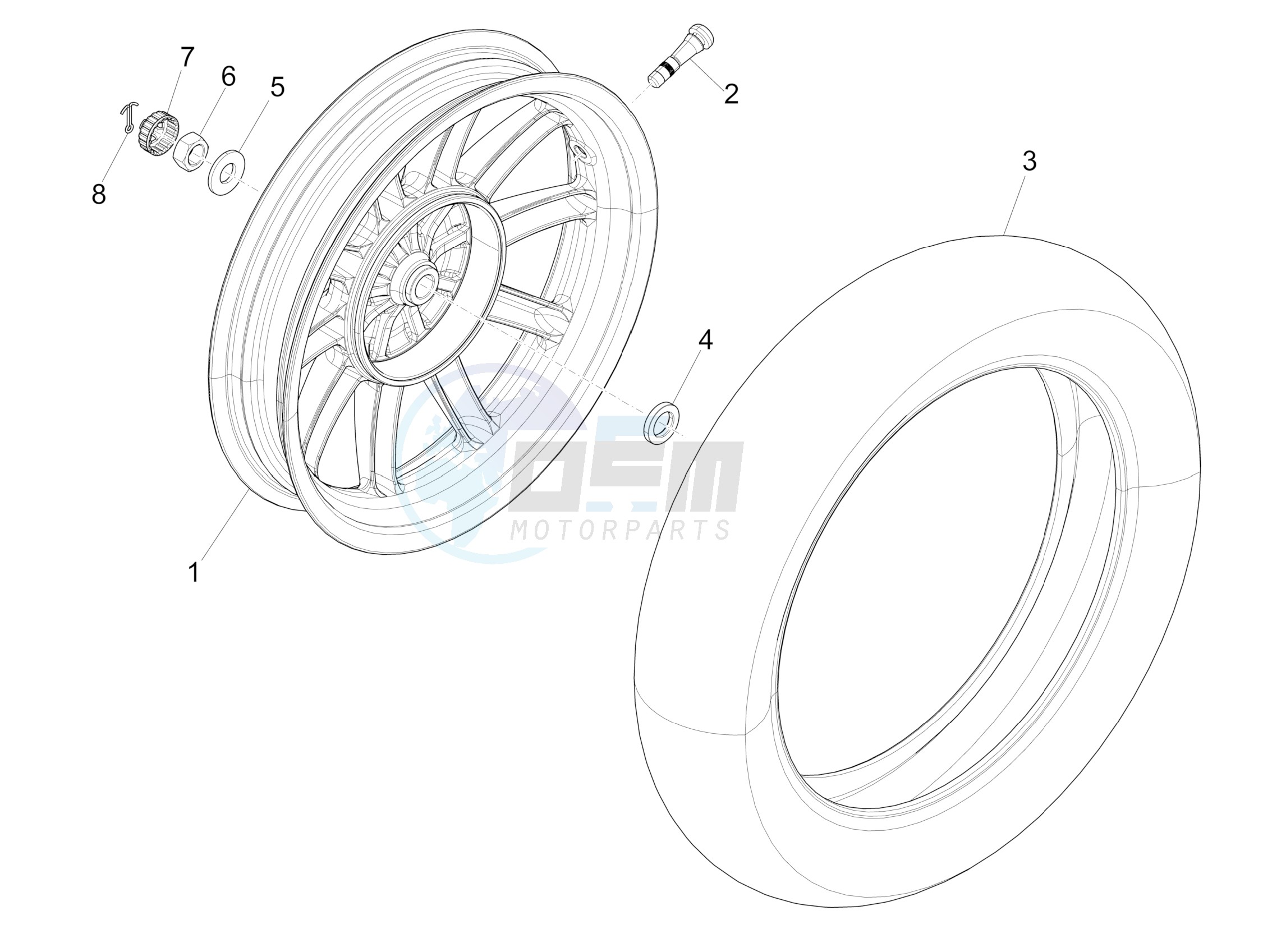 Rear Wheel blueprint