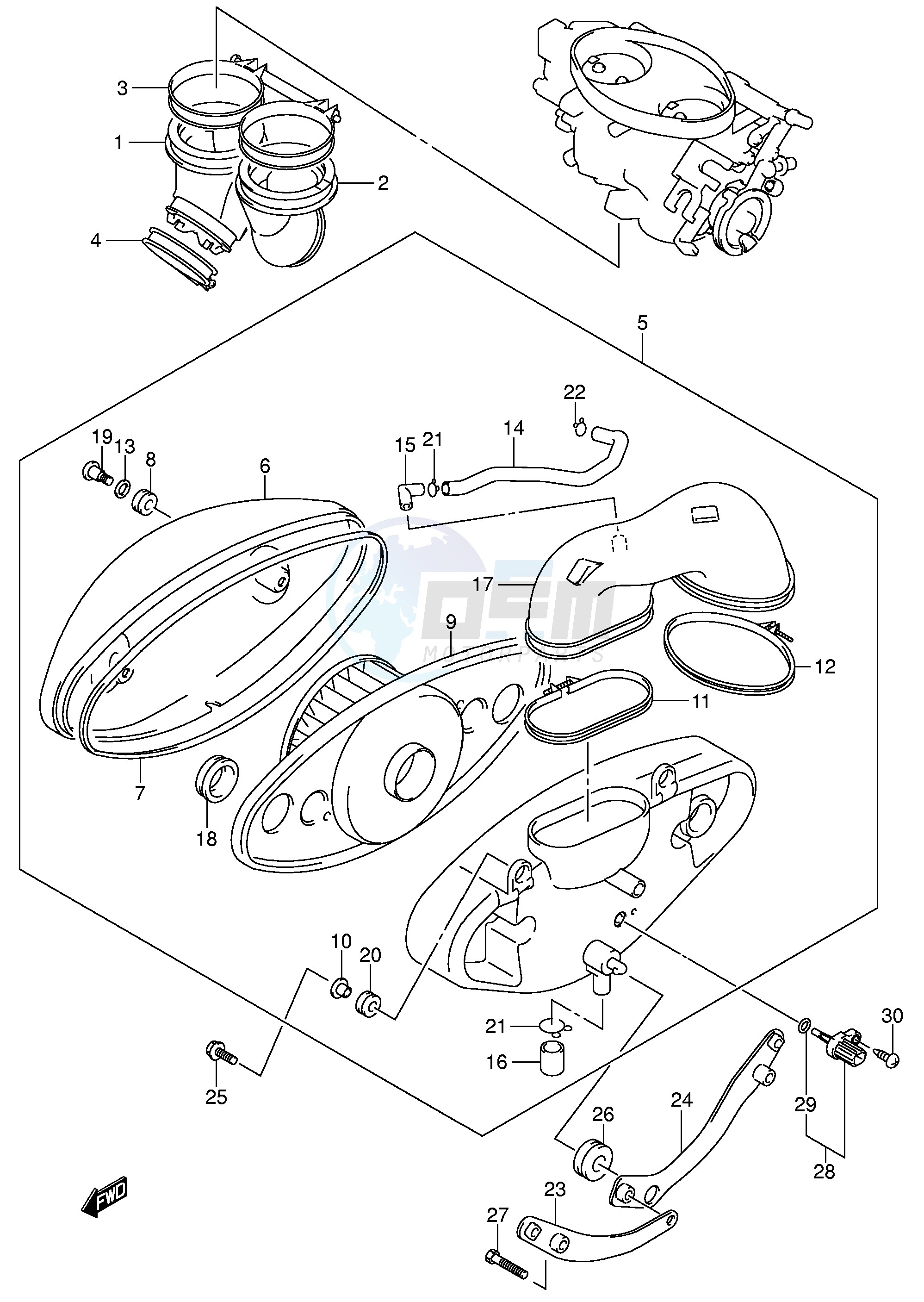 AIR CLEANER (MODEL K5) blueprint