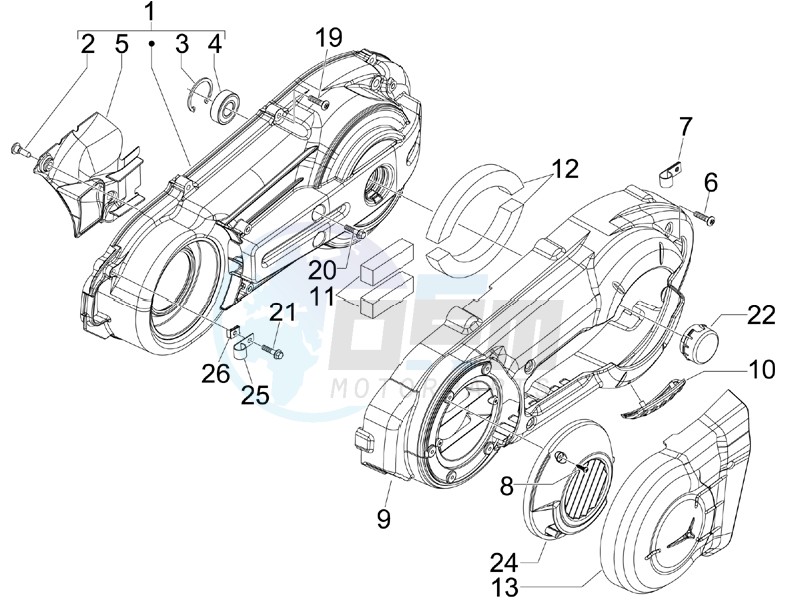 Crankcase cover - Crankcase cooling image