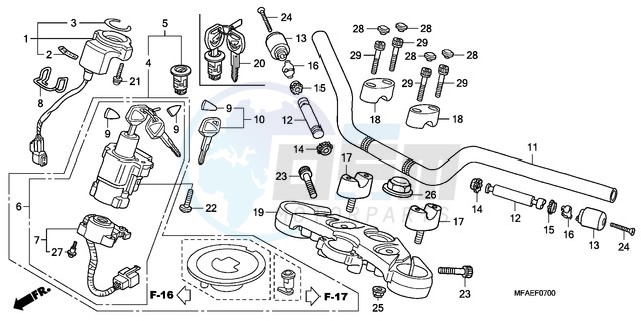 HANDLE PIPE/TOP BRIDGE blueprint