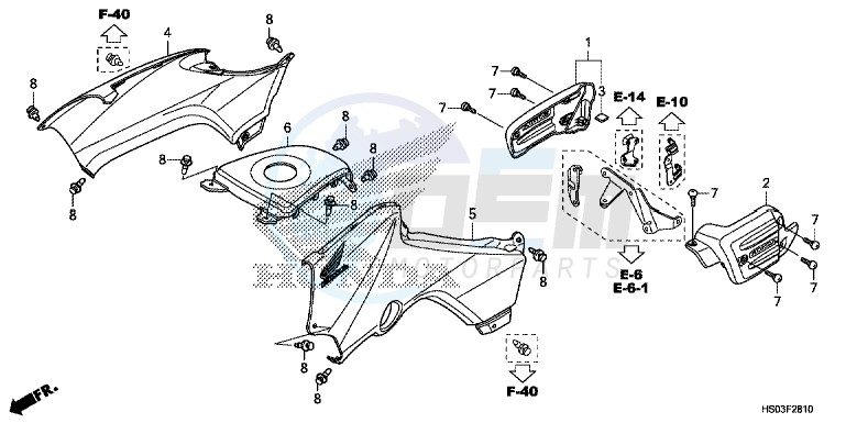 BODY COVER/TANK COVER blueprint