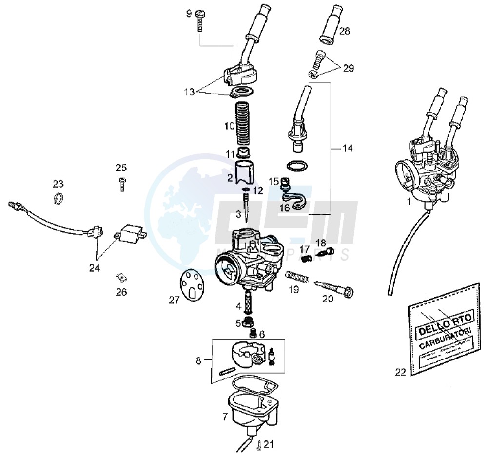 Carburettor (2) blueprint