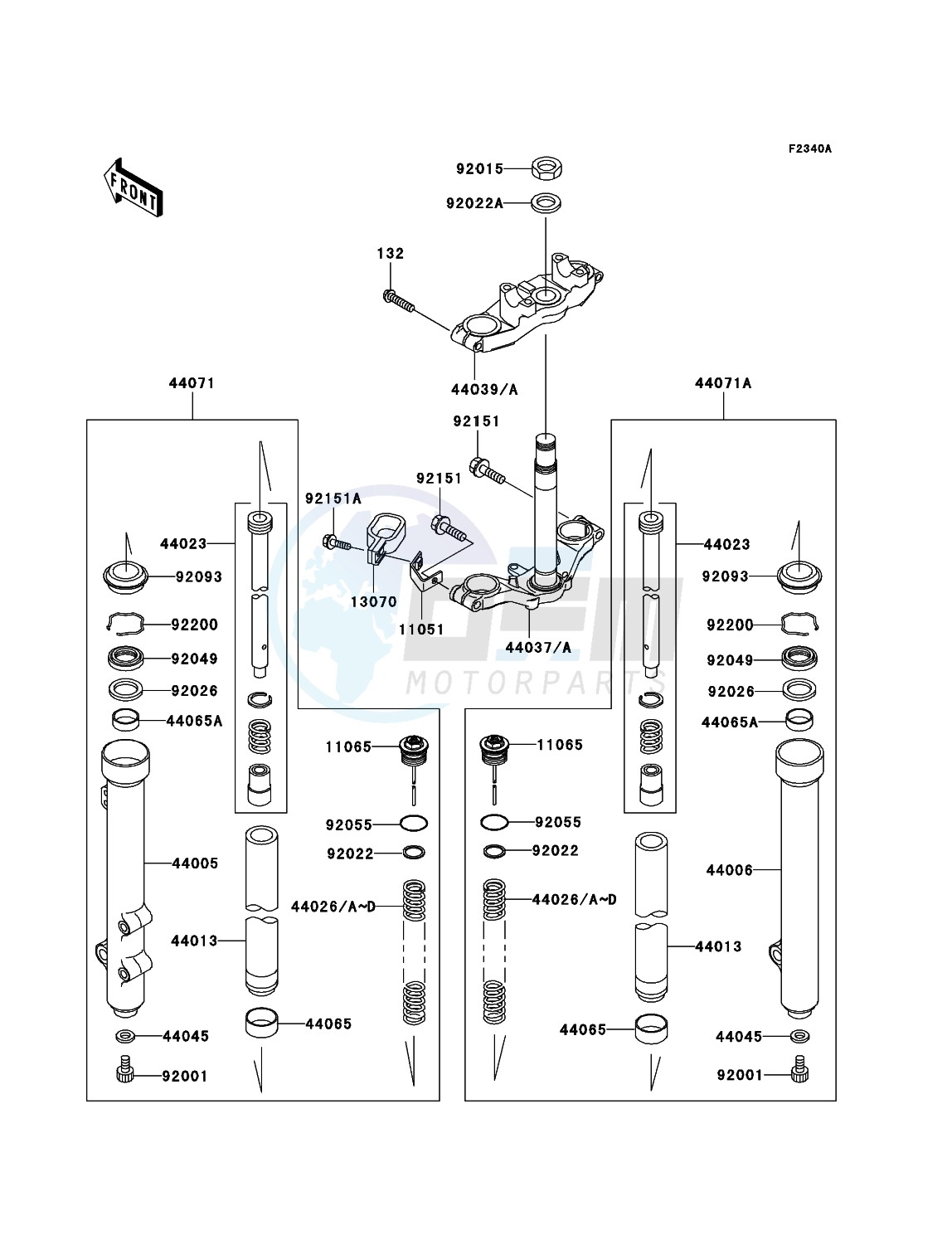 Front Fork blueprint