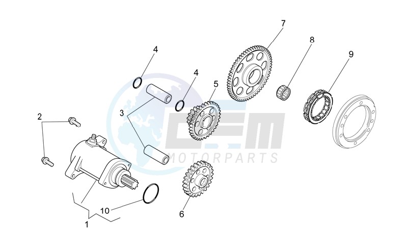 Starter motor image