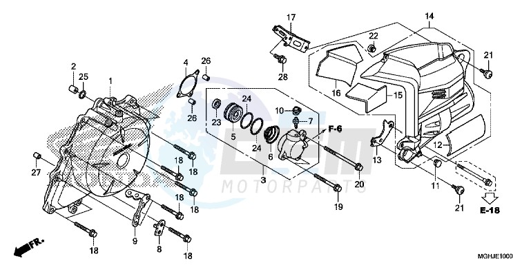 A.C. GENERATOR COVER blueprint