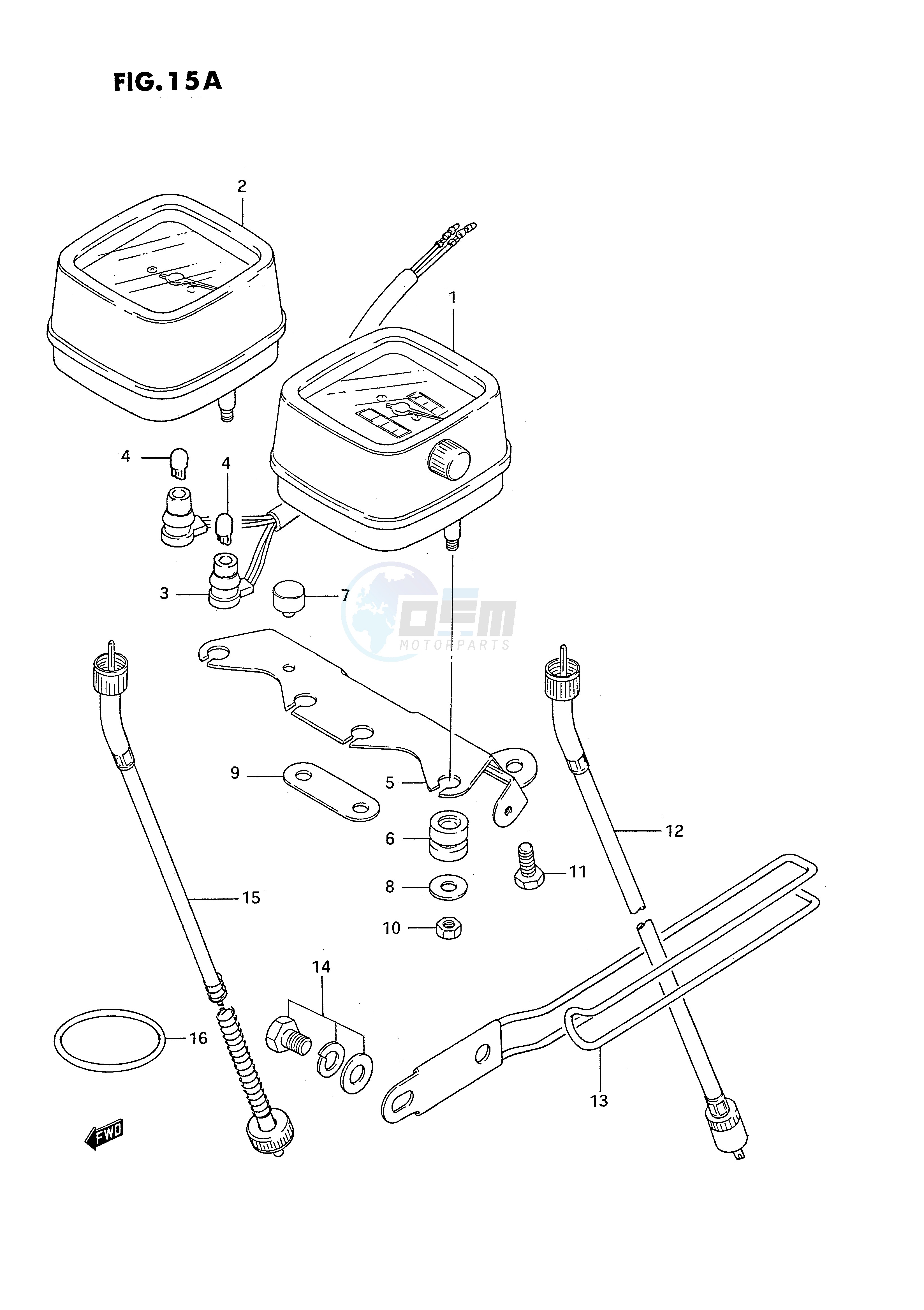 SPEEDOMETER - TACHOMETER (MODEL N P R E24) image