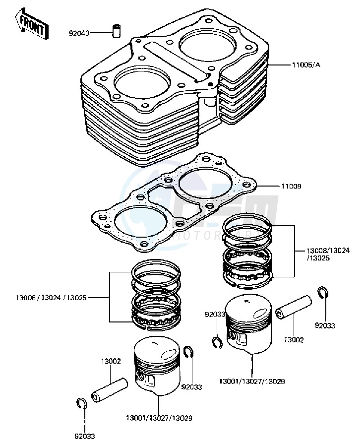 CYLINDER_PISTONS -- 81-83 D2_D3_D4_D5- - image