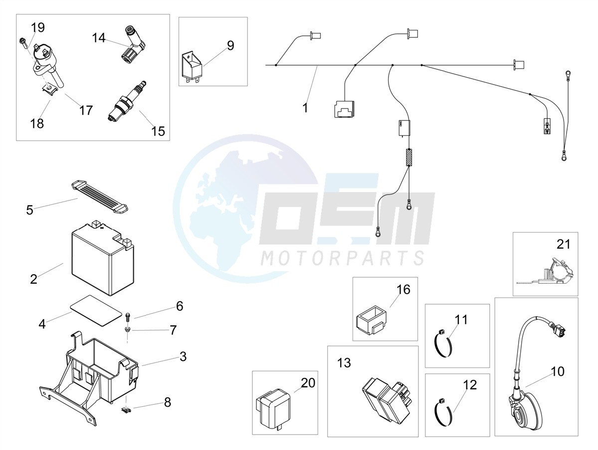 Central electrical system blueprint