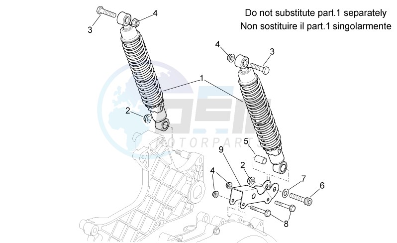 Rear Shock absorber image