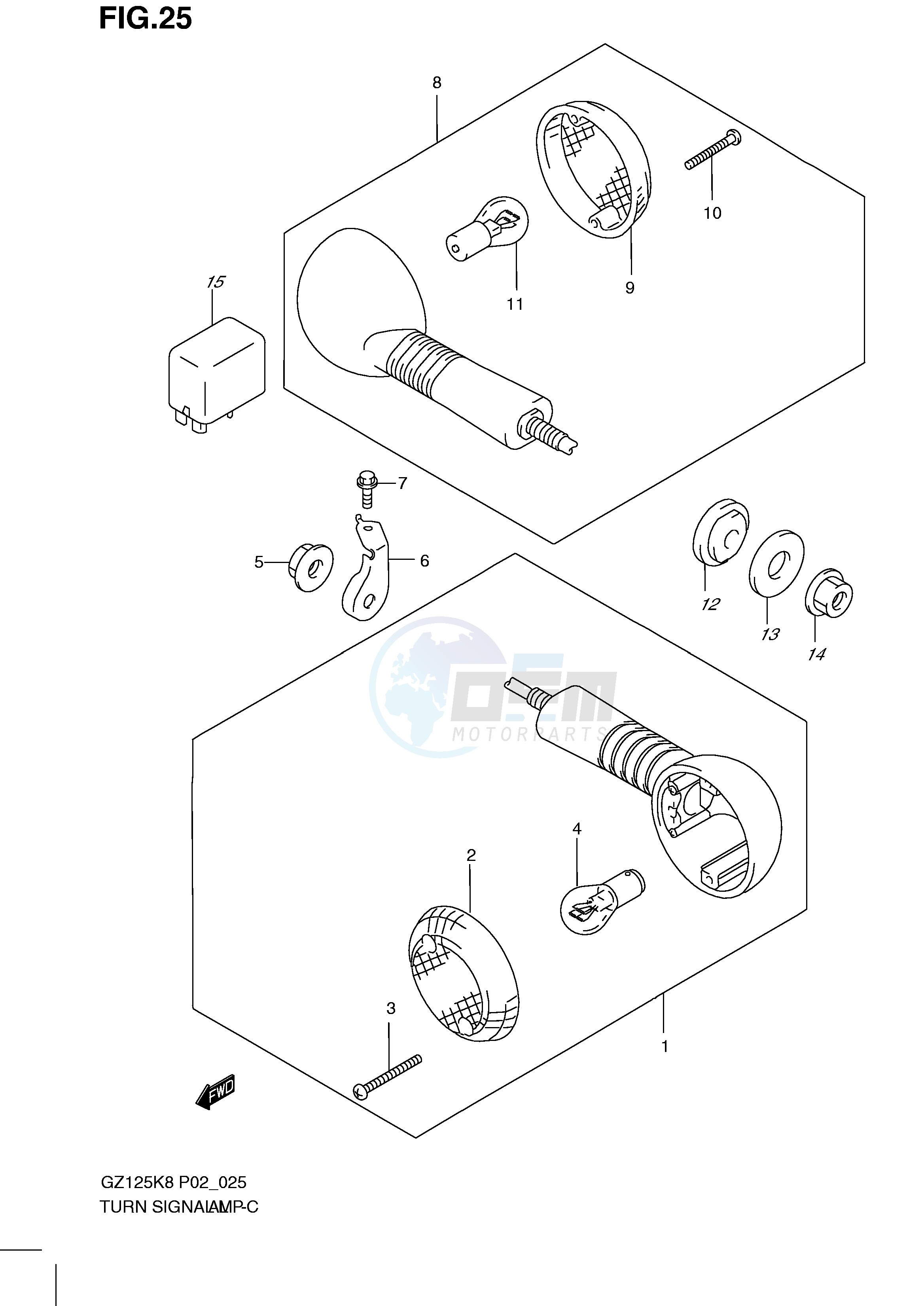 TURN SIGNAL LAMP image