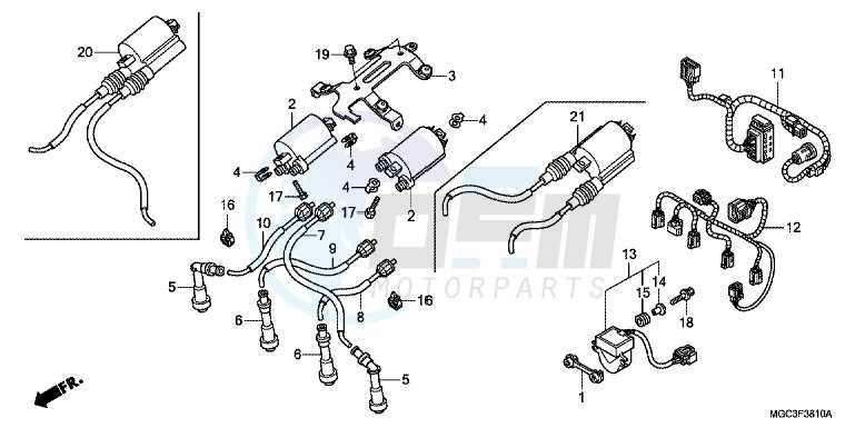 SUB HARNESS/ IGNITION COIL image
