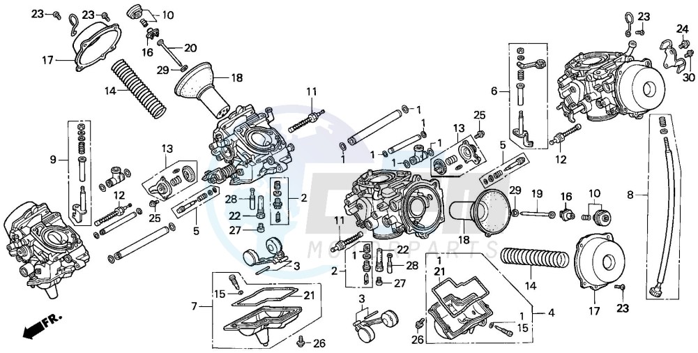 CARBURETOR (COMPONENT PARTS) image