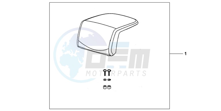 TOP BOX PILLION PAD ( TOP) image