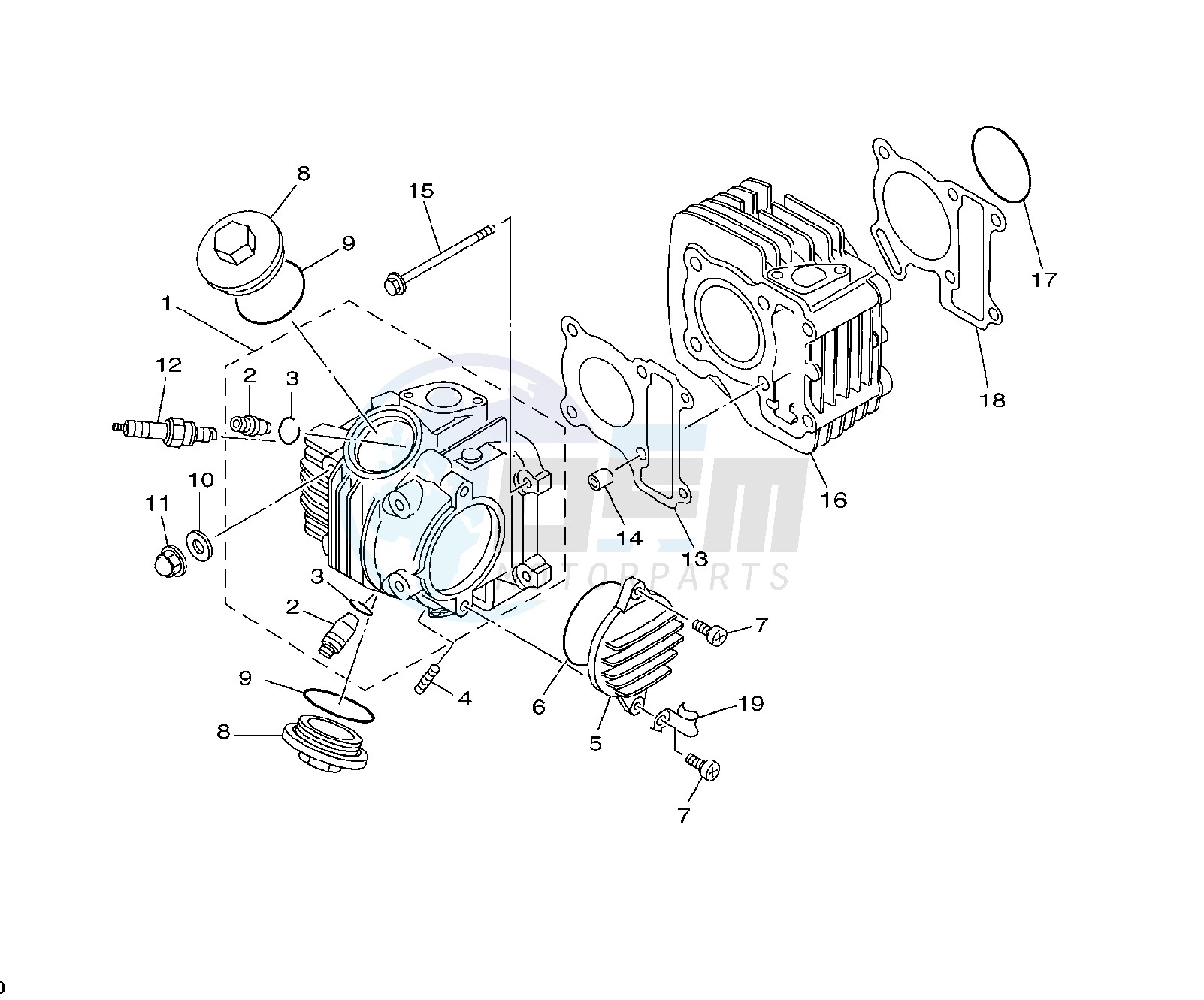 CYLINDER AND HEAD image