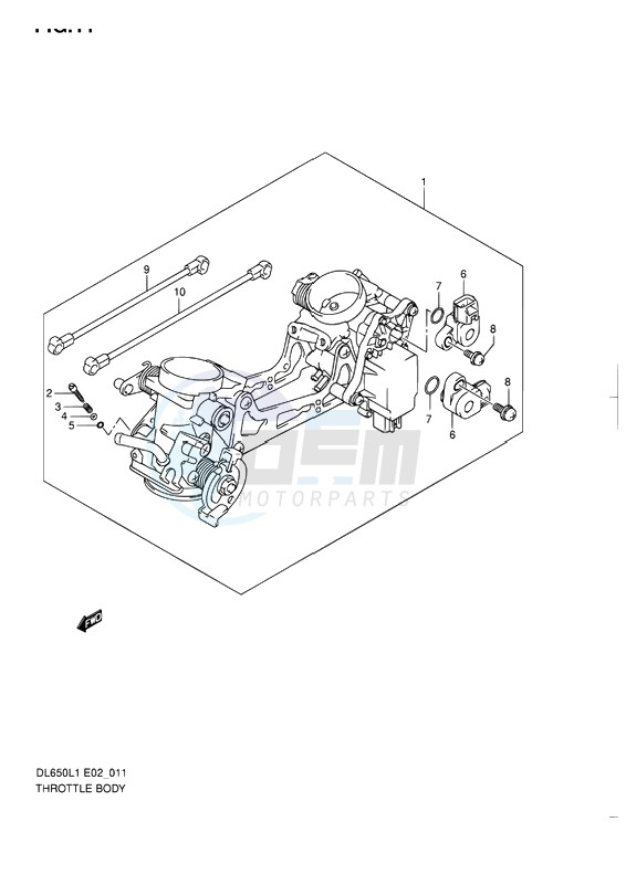 THROTTLE BODY blueprint