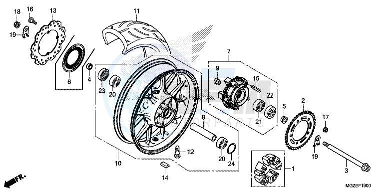 REAR WHEEL image