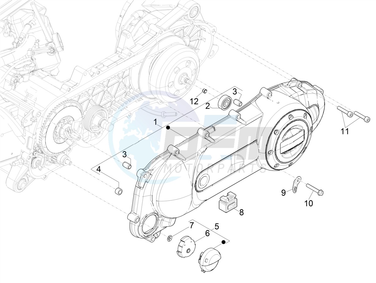 Crankcase cover - Crankcase cooling image