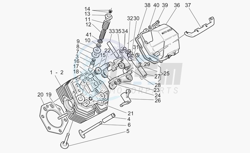 Cylinder head and valves blueprint