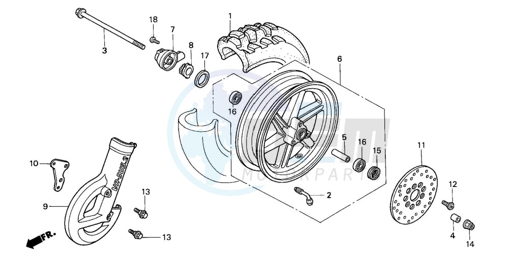 FRONT WHEEL (2) image